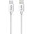 Cabo USB-C a Lightning Quanta QTCTL70 - Branco 1.2 metros - Imagem 1