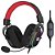 Fone de ouvido Gamer Redragon Zeus X H510-RGB - Preto/Vermelho - Imagem 1