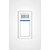Interruptor Inteligente Moes WS-KX-US1-PIR 1 Botão Wi-Fi RF + Sensor de Movimento - Branco - Imagem 1