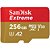 Memória Micro SD SanDisk Extreme 190-130 MB/s U3 256 GB com Adaptador (SDSQXAV-256G-GN6MA) - Imagem 1