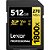 Memória SD Lexar Professional 1800X Serie Gold 270-180 MB/s C10 U3 V60 512 GB (LSD1800512G-BNNNG) - Imagem 1