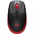 Mouse Sem Fio Logitech M190 - Preto/Vermelho - Imagem 1