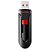 Pendrive SanDisk Z600 Ultra Cruzer Glide  64 GB - Preto/Vermelho - Imagem 1