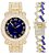 Relógio Masculino Charles Raymond L0504B (L0504RNB ZZ Gold Royal Blue) - Imagem 1