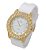 Relógio Masculino Charles Raymond ST10327 RN Single (ST10357 Gold White) - Imagem 2