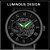Relógio Masculino Dentily For08-black silver - Imagem 5