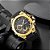 Relógio Masculino SMAEL SMAEL-8060 Black Gold - Imagem 2