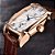 Relógio Masculino CEYADG BY-5114M Rose Gold White - Imagem 5