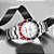 Relógio Masculino FANMIS HG RZ127 white red - Imagem 4