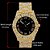 Relógio Masculino Charles Raymond ST10327 RN Single (Gold Black Panther) - Imagem 2