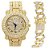 Relógio Masculino Charles Raymond L0504B (L0504RNB ZZ Gold Gold) - Imagem 1