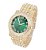 Relógio Masculino Charles Raymond L0504RNB ZZ Gold Money Green - Imagem 4
