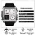 Relógio Masculino SKMEI SKMEI-1391-Silver Black-F - Imagem 4