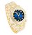 Relógio Masculino Charles Raymond L0504 (L0504DX Gold-Blue) - Imagem 4
