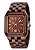 Relógio Masculino Dentily Q1008-brown&red - Imagem 1