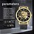 Relógio Masculino Dentily FOR1040-black gold - Imagem 3