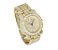 Relógio Masculino Charles Raymond L0504 (L0504 RW Gold w/ Cuban) - Imagem 4