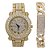 Relógio Masculino Charles Raymond L0504B (L0504RN ID Cuban Gold) - Imagem 1