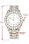 Relógio Masculino Charles Raymond ST10327ARC Cuban Shiny Silver - Imagem 4