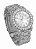 Relógio Masculino Charles Raymond ST10327ARC Cuban Shiny Silver - Imagem 2