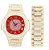 Relógio Masculino Charles Raymond 8475BM (ST10235SD-Gold/Red) - Imagem 1