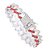 Relógio Masculino Charles Raymond L0504B (L0504RNB ZZ Silver Blood Red) - Imagem 3
