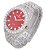 Relógio Masculino Charles Raymond ST10226B (Silver Bright Red Single) - Imagem 3