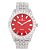 Relógio Masculino Charles Raymond ST10226B (Silver Bright Red Single) - Imagem 1