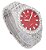 Relógio Masculino Charles Raymond ST10226B (Silver Bright Red Single) - Imagem 4