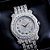 Relógio Masculino Techno Pave 3694-05-Silver - Imagem 5
