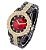 Relógio Masculino Charles Raymond ST10327DxxS (Color Blood Red Gun Gold) - Imagem 3