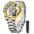 Relógio Masculino Tiong A4281-sliver gold - Imagem 1