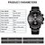 Relógio Masculino GOLDEN HOUR CH-1604M-B-R-B - Imagem 4