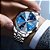 Relógio Masculino OLEVS WD-S-G9970G-BL - Imagem 4