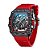 Relógio Masculino Redhai Carbon fiber Red - Imagem 1