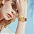 Relógio Masculino LUKYBIRDS Multi Color Rainbow Pattern Watches - Imagem 3