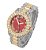 Relógio Masculino Charles Raymond ST10327 RN Single (ST10328TT Blood Red) - Imagem 2