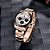 Relógio Masculino HaiQin PD1644-Meteorite Style Gold - Imagem 4