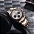 Relógio Masculino HaiQin PD1644-Meteorite Style Gold - Imagem 3