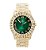 Relógio Masculino Charles Raymond ST10327 RN Single (Gold Money Green) - Imagem 1