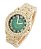Relógio Masculino Charles Raymond ST10327 RN Single (Gold Money Green) - Imagem 2