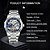 Relógio Masculino Tiong FOR8240-sliver blue - Imagem 4