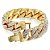 Relógio Masculino Charles Raymond L0504B (L0504RNB Cuban Gold Royal Blue) - Imagem 3