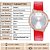 Relógio Feminino SUNVEN L6801-Red - Imagem 5