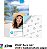 Papel fotográfico adesivo Zink HP Sprocket 3.5 x 4.25 (pacote com 50 unidades) compatível com impressora fotográfica HP Sprocket 3x4 - Imagem 2