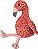 Mary Meyer Bichinho de Pelúcia Putty, 11 polegadas, Flamingo Coral - Imagem 1