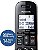 Sistema de telefone com fio/cordless expansível da Panasonic com atendedor automático e bloqueio de chamadas com um toque - 1 aparelho - KX-TGB850B (Preto) - Imagem 5