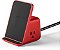 Base de carregamento sem fio HALO com 3 portas USB e 2 tomadas AC, estação de carregamento de celular para até cinco dispositivos, vermelho. - Imagem 3