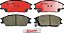Conjunto de pastilhas de freio dianteiras Brembo P30024N Premium Cerâmica para disco de freio - HYUNDAI OE# 45022SA6N52 - Imagem 1