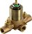 Válvula de banheira e chuveiro Kingston Brass KB653V Chatham, Latão Antigo 5.13 x 4.5 x 3.19 - Imagem 1